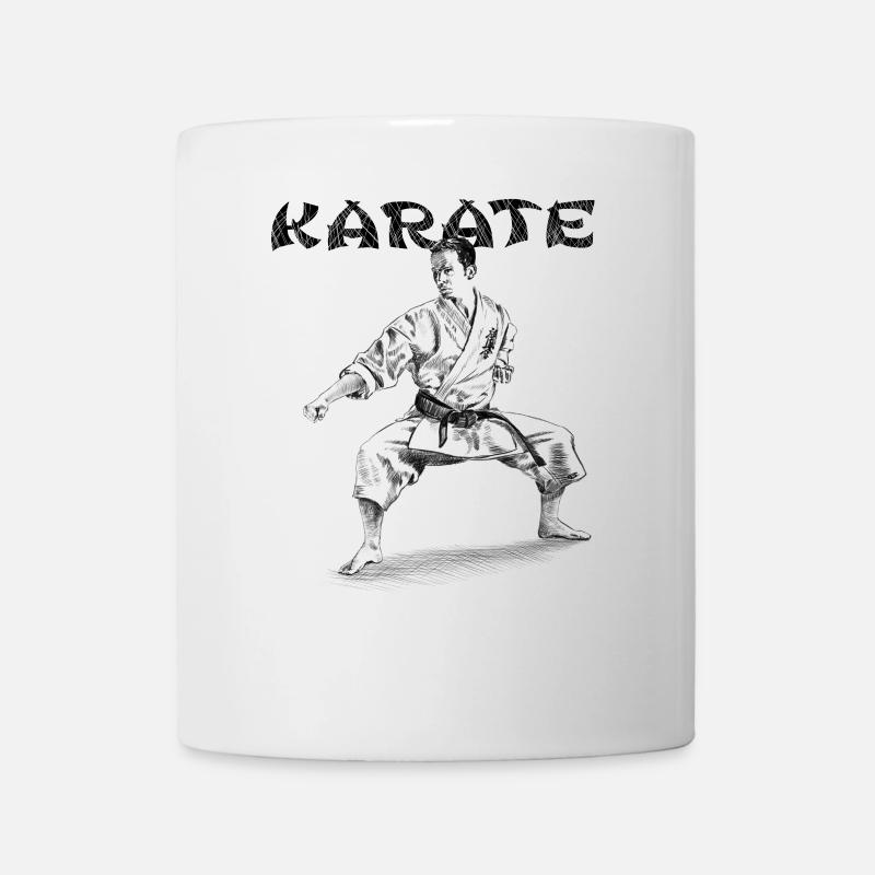 karate - Mug blanc - blanc