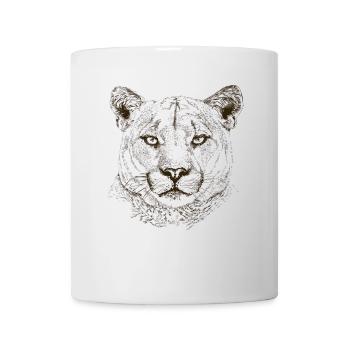 cougar - Mug blanc - blanc - Devant