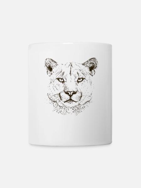 cougar - Mug blanc - blanc