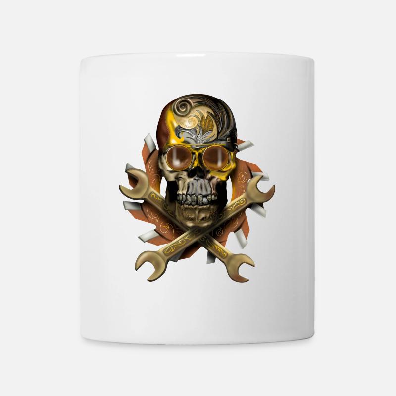 Skull - Mug blanc - blanc