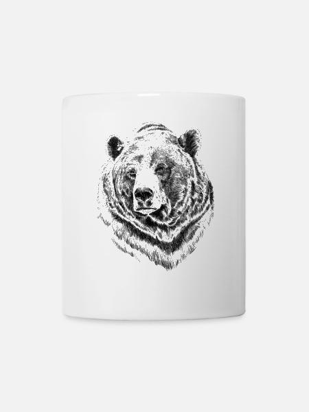 Bär - Tasse - Weiß