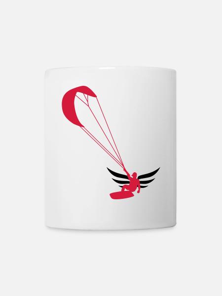 Kitesurfen / Kitesurfer / Kiteboarden / Kitesurf - Tasse - Weiß
