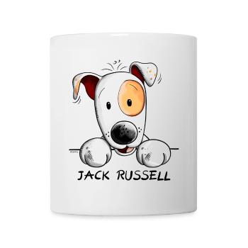 Neugieriger Jack Russell - Tasse - Weiß - Vorne