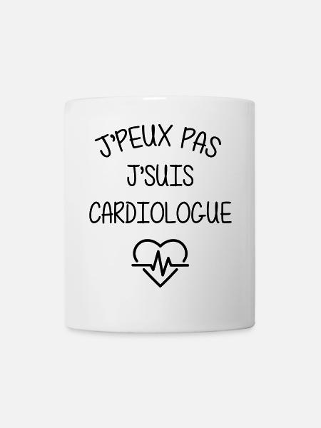 docteur / médecin / cardiologie / cardiologue - Mug blanc - blanc