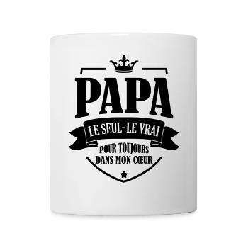 Papa - Fête des Pères - Anniversaire - Bébé - Mug blanc - blanc - Devant