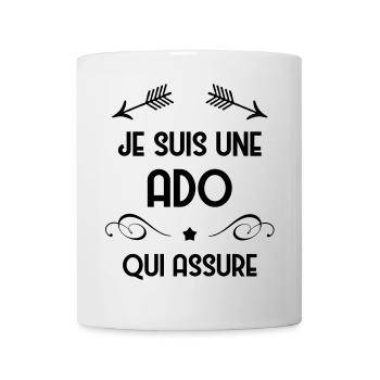 adolescent / enfant / ado / adolescente - Mug blanc - blanc - Devant