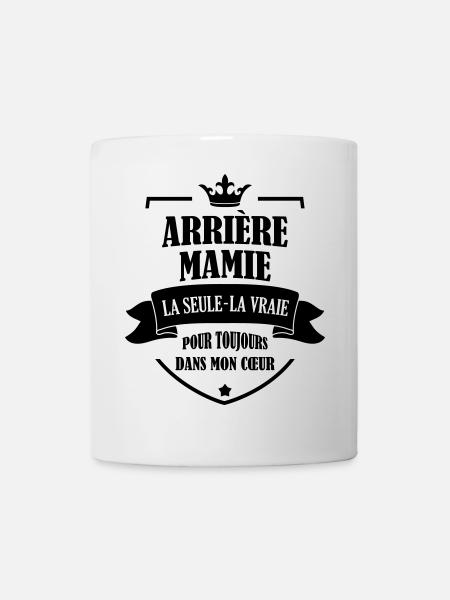 Mamie / Mamy / Grand Mere / Grand-Mère / Bébé - Mug blanc - blanc