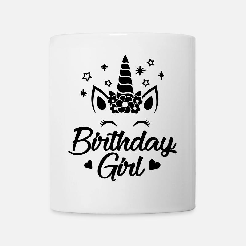 Einhorn Geschenkidee Einhorn Mädchen Geburtstag - Tasse - Weiß