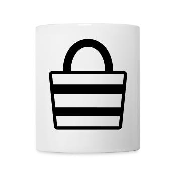 Sac à provisions - Mug blanc - blanc - Devant