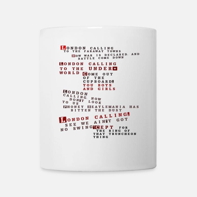 clash london calling - Mug - white