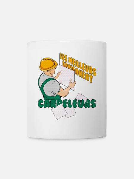 carreleur - Mug blanc - blanc