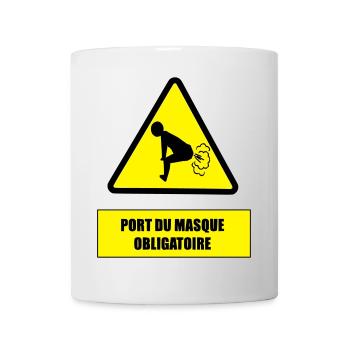 Danger pet - Mug blanc - blanc - Devant