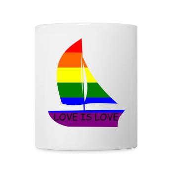 L'amour est l'amour lgbtq - Mug blanc - blanc - Devant