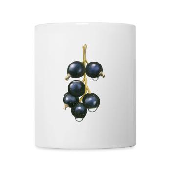 Leben mit schwarzen Johannisbeeren - Tasse - Weiß - Vorne