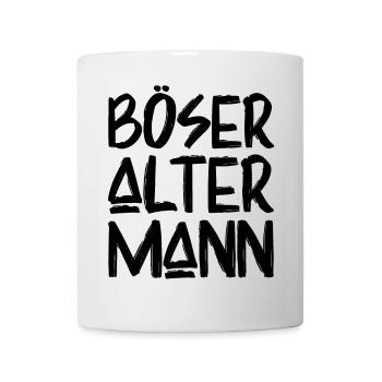 Böser alter Mann - Tasse - Weiß - Vorne