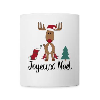 Noël français - Mug blanc - blanc - Devant