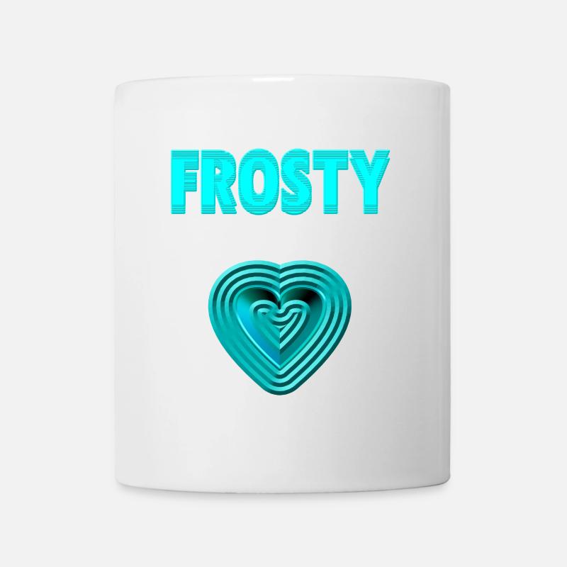 FROSTY HERZ - in love - Tasse - Weiß