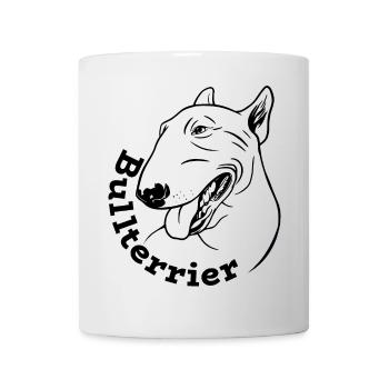 Abstraktes Wasserfarben Muster auf Kleidung - Tasse - Weiß - Vorne