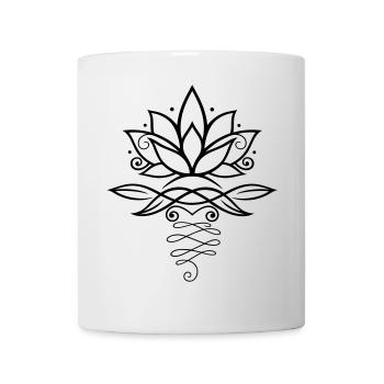 Lotus Lotus Blossom Yoga - Mug - white - Front