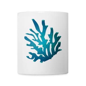 bluish coral - Mug - white - Front