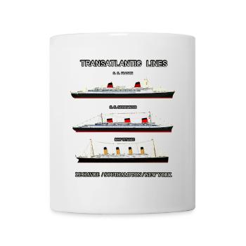 TRANSATLANTIK LINIENLouis RUNEMBERG © Adagp - Tasse - Weiß - Vorne