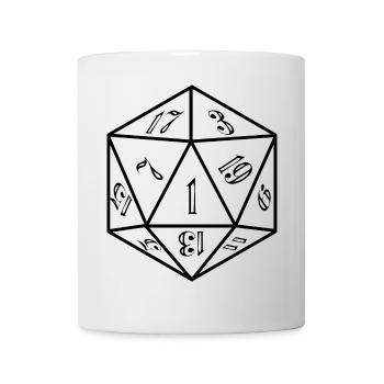 W20 Best Sample Be A Hero RPG - Mug - white - Front