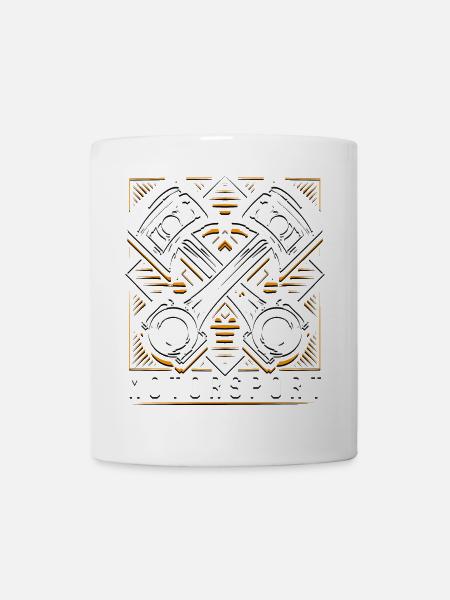 Motorsport - Tuning - Automechaniker - Tasse - Weiß