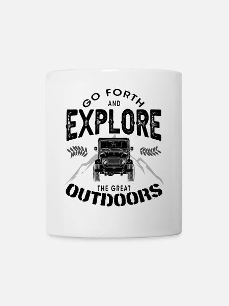 Outdoor Land Cruiser - Tasse - Weiß