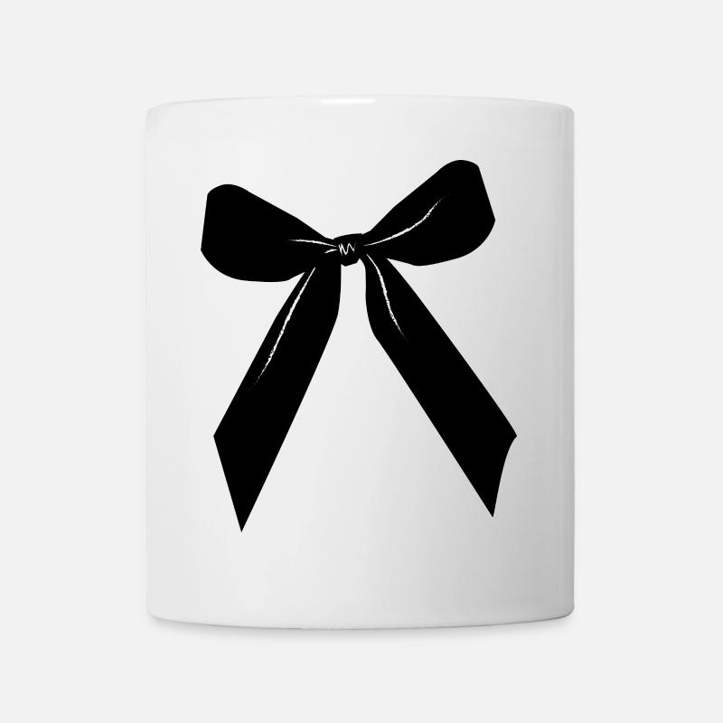 Boucle noire - Mug blanc - blanc