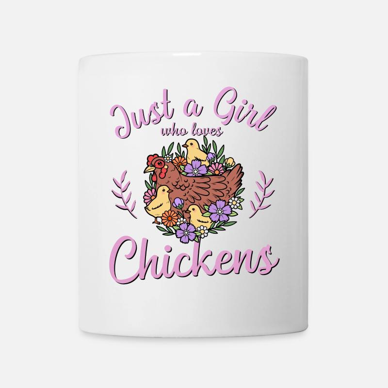 Huhn Hühner - Tasse - Weiß