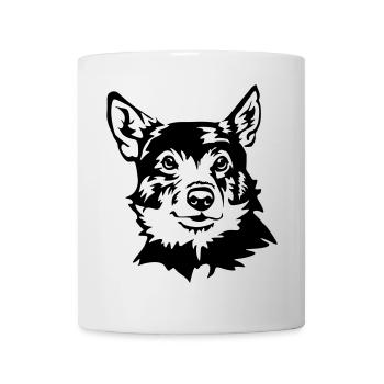 Schwedischer Wallhund - Tasse - Weiß - Vorne