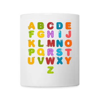 alphabet - Mug - white - Front