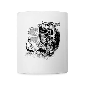 Tracteur Fortschritt ZT 303 E - Mug blanc - blanc - Devant