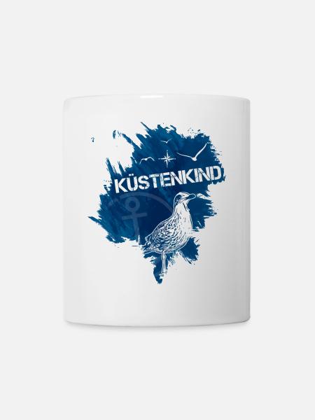 Küstenkind Möwe - Tasse - Weiß