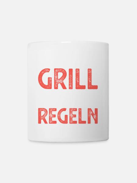 Grill Grillen - Tasse - Weiß