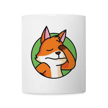 Facepalm Fox - Mug blanc - blanc - Devant