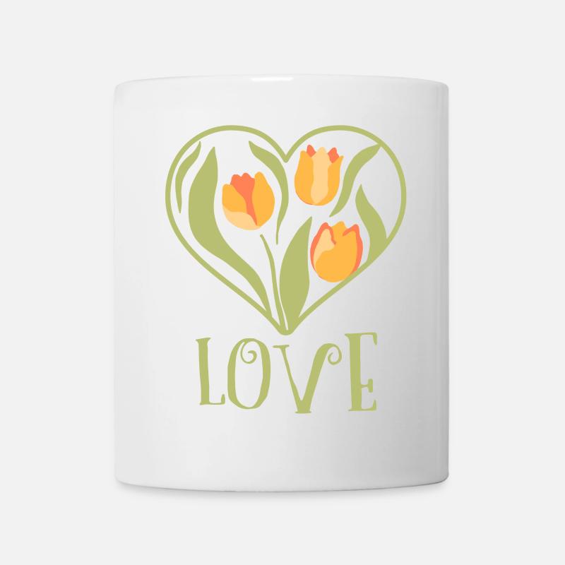 Floral Love - Mug - white