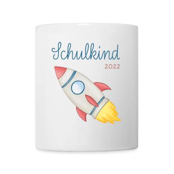 Schoolchild 2022 Rocket - Mug - white - Front