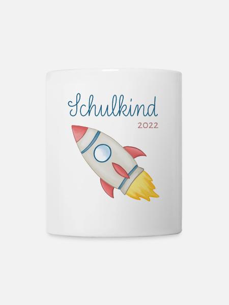 Schoolchild 2022 Rocket - Mug - white