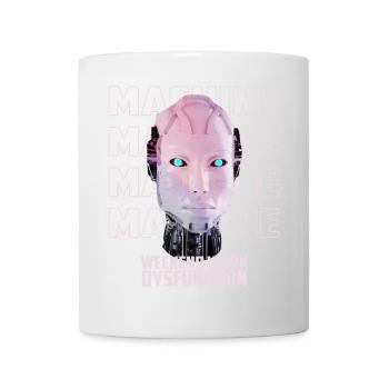 Homme machine - Mug blanc - blanc - Devant