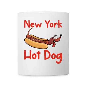 new york hot dog - Mug - white - Front