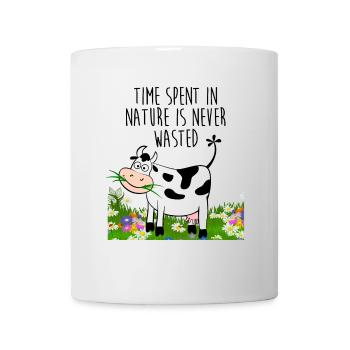 Temps passé dans la nature - Mug blanc - blanc - Devant