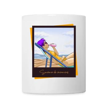 Urlaubs-Souvenir - Tasse - Weiß - Vorne