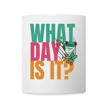 Wednesday my Dudes Day Frog Meme - Tasse - Weiß - Vorne