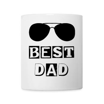 Typography best DAD bezel - Mug - white - Front