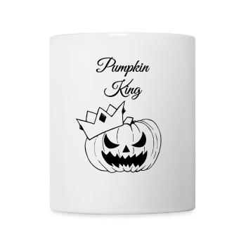 Roi citrouille - Mug blanc - blanc - Devant