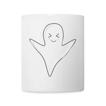 T-shirt d’Halloween Ghost spooky chemise mignonne - Mug blanc - blanc - Devant