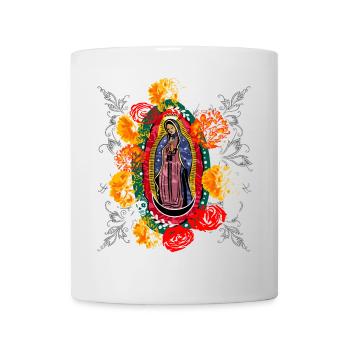Halloween Jour des morts Guadalupe - Mug blanc - blanc - Devant