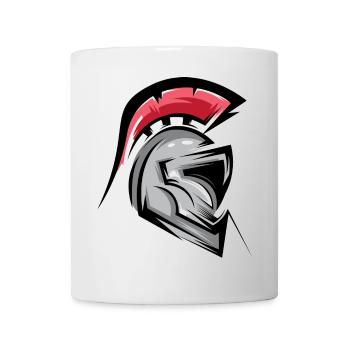 Gladiator Icon Casque Illustration Icône graphique - Mug blanc - blanc - Devant
