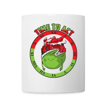 Climate change, time to act - Mug - white - Front